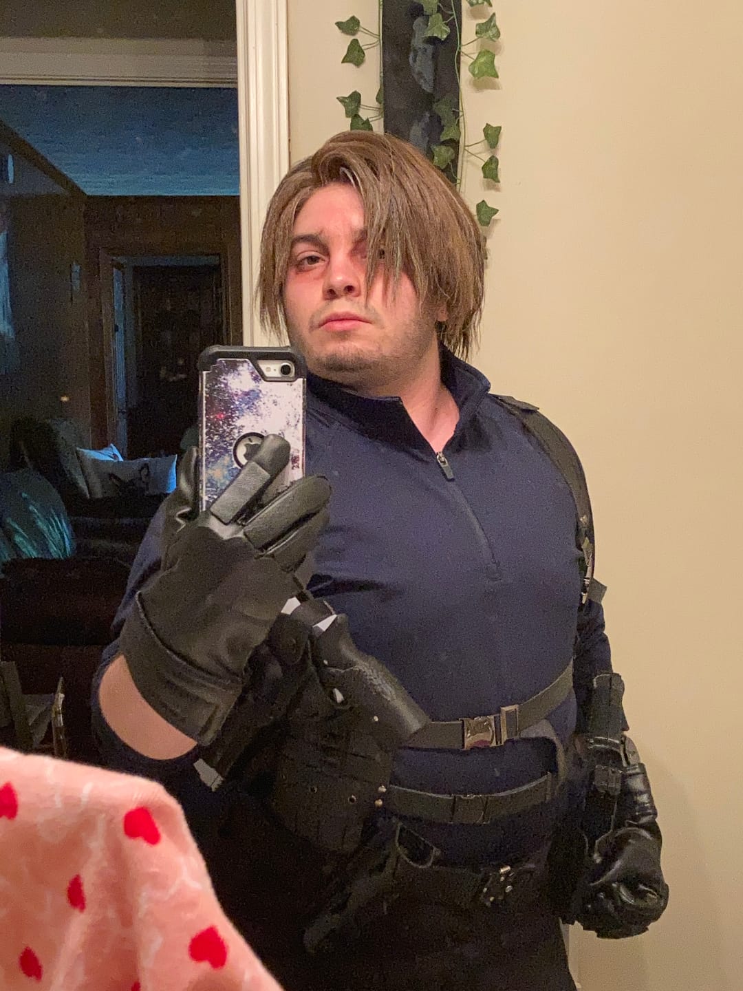 Customer photo review of Leon Kennedy Commission Wig