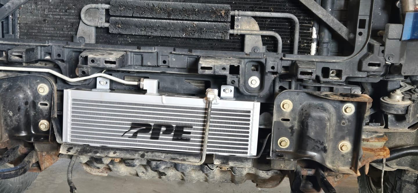 Customer photo review of 2007-2019 GM HD 6L90 Gas Transmission Cooler Bar and Plate (124064100)