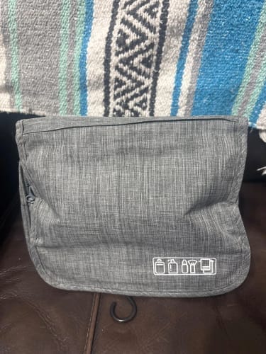 Customer photo review of Men's Toiletry Bag – Waterproof Hanging Travel Wash Pouch