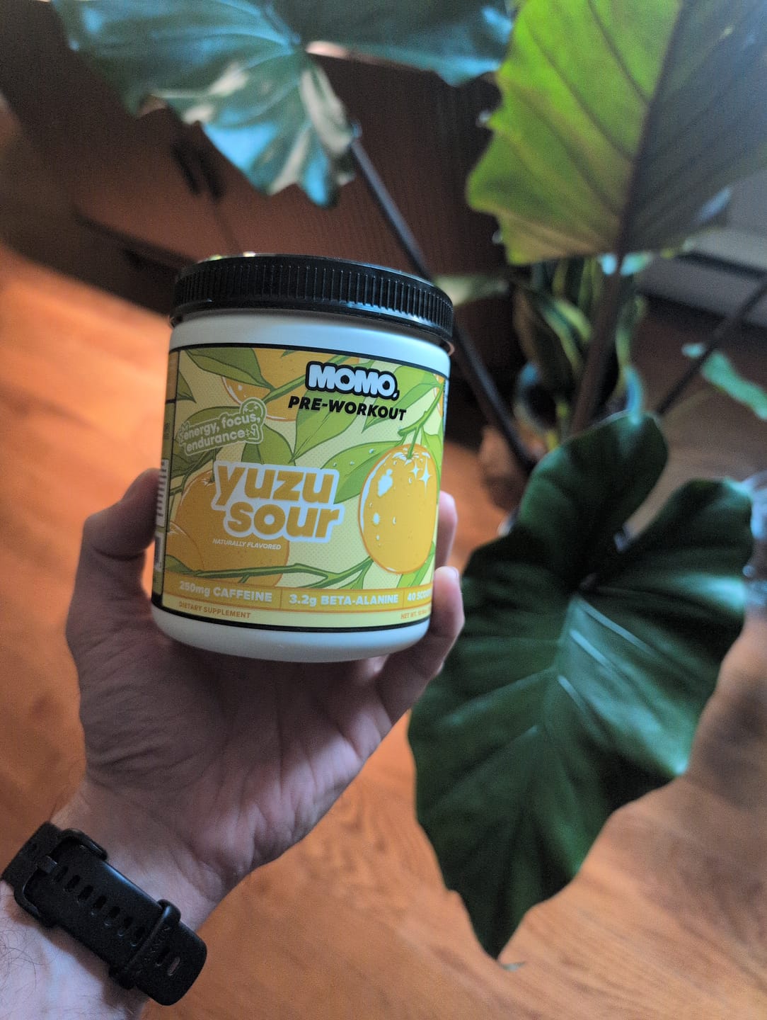 Customer photo review of MOMO® Pre-Workout | Yuzu Sour | 40 Scoops