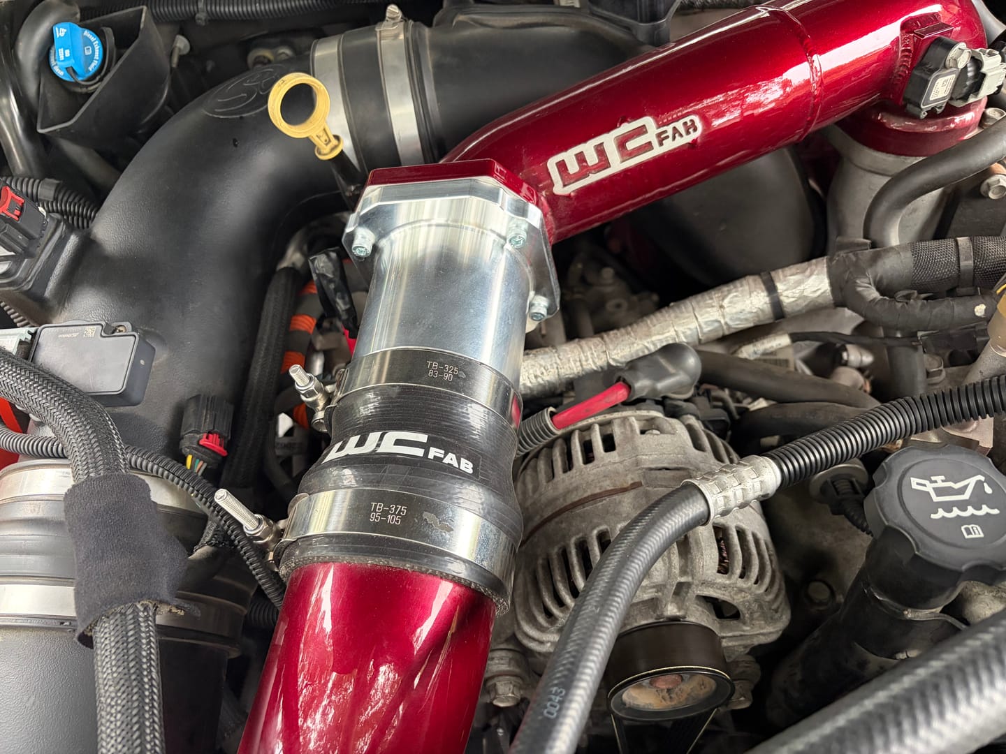 Customer photo review of 2011-2016 6.6L Duramax LML Grid Heater Throttle Valve Delete Kit