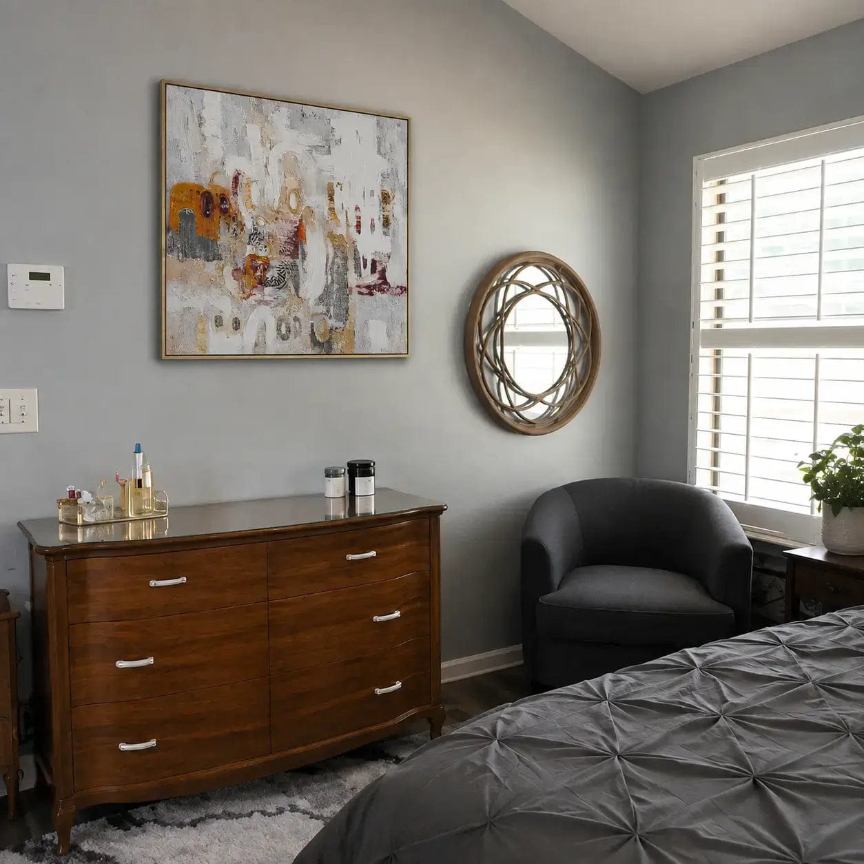 Customer photo review of Gilded Arches Abstract Wall Art