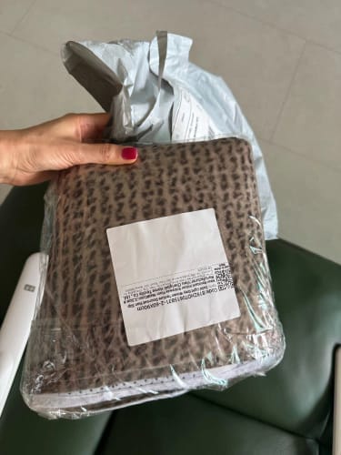 Customer photo review of Faux Jute Doormat - Durable Outdoor Entry Rug
