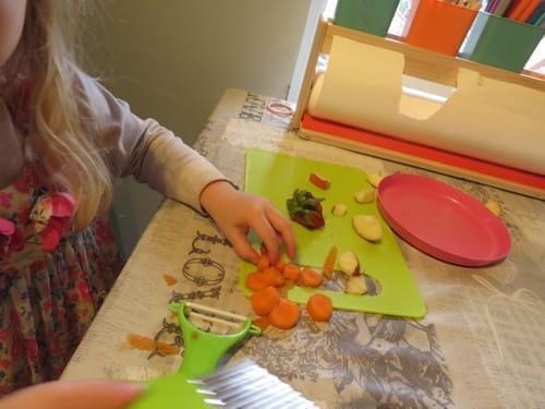 Customer photo review of Kit de cuisine Montessori pour enfant
