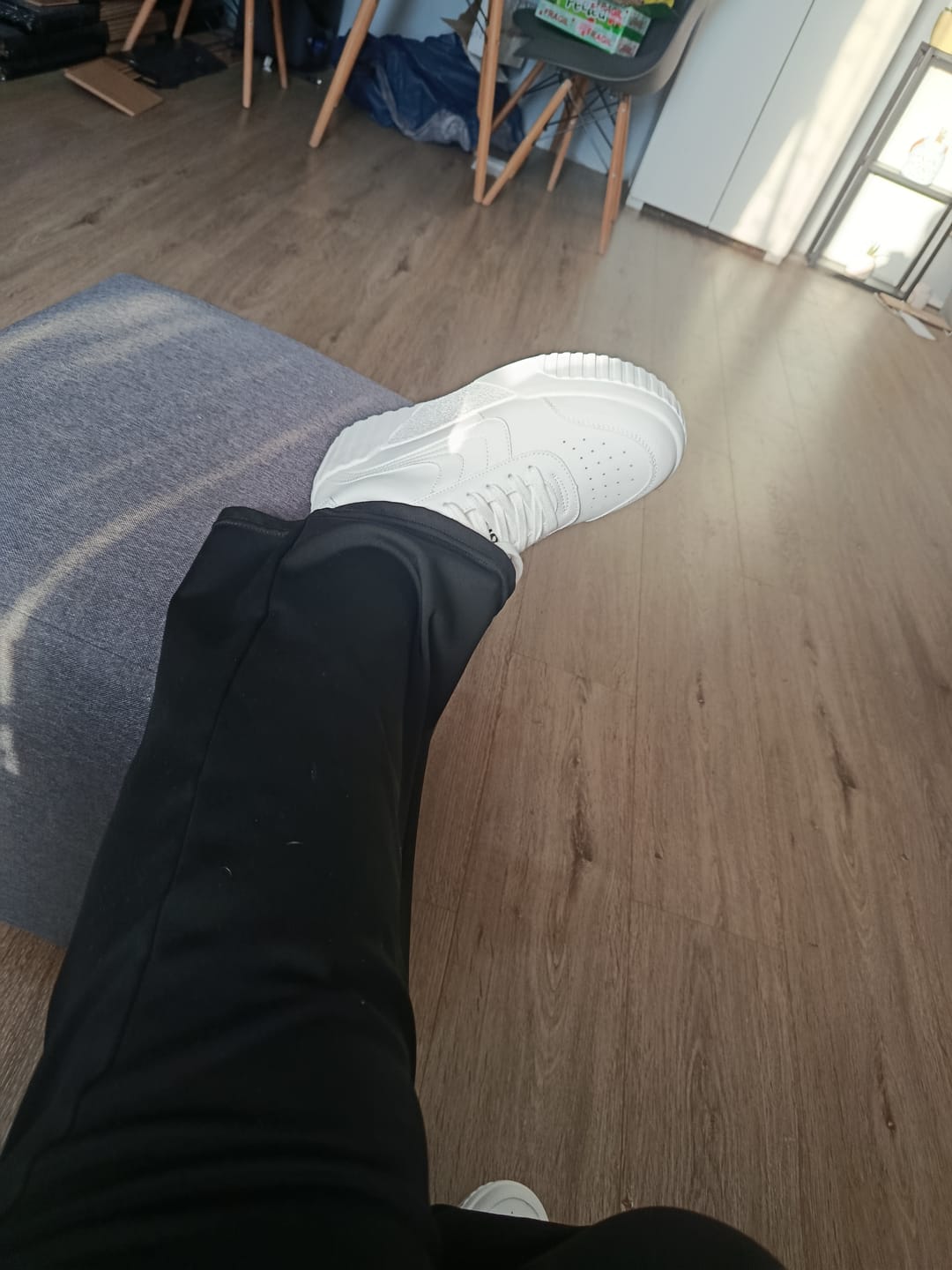 Customer photo review of Zapatilla Blanca Mujer 13142