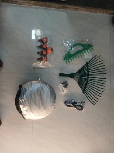 Customer photo review of Garden Leaf Rake Head - 22-Tooth Durable Iron Rake
