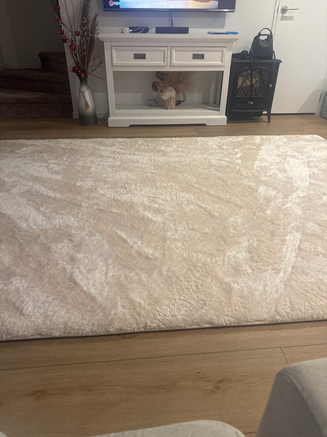 Customer photo review of Shaggy Relax Mat - 35mm Memory Foam Base