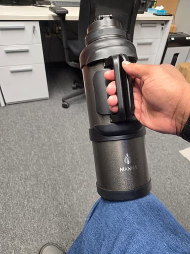 Customer photo review of 4L Titan Bottle (135 oz)