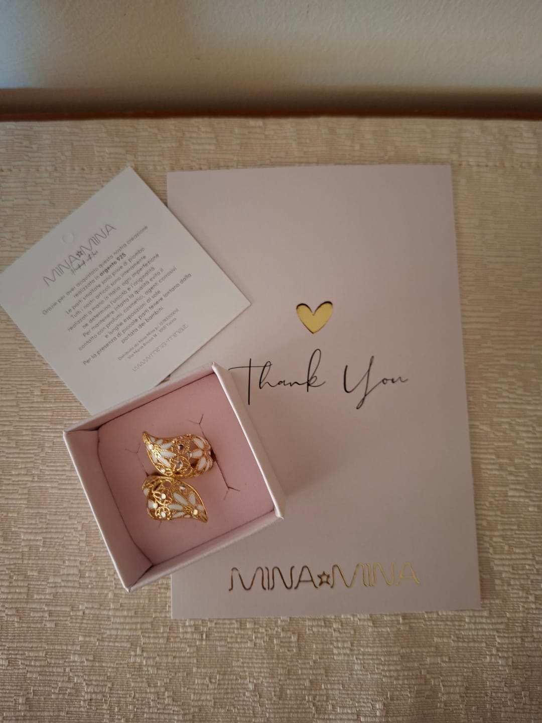 Customer photo review of ANELLO REGOLABILE FILIGRANA ARGENTO 925 - KISS KISS