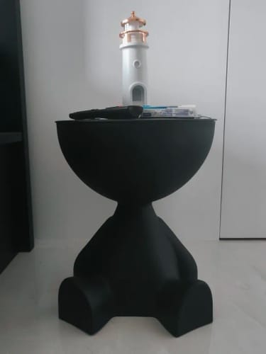 Customer photo review of Sofa Edge Table – Compact Flat-Head Coffee Table