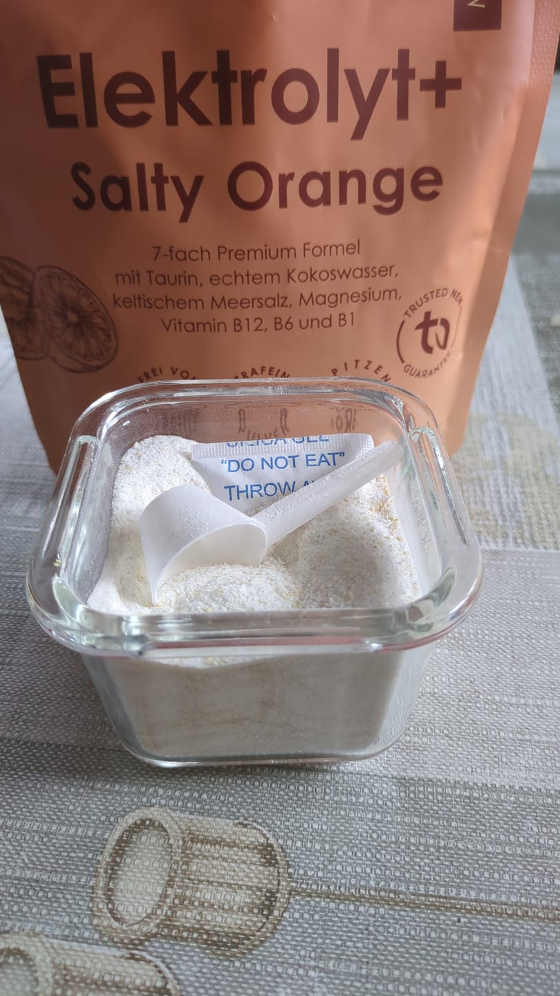 Customer photo review of Elektrolyt+ Salty Orange