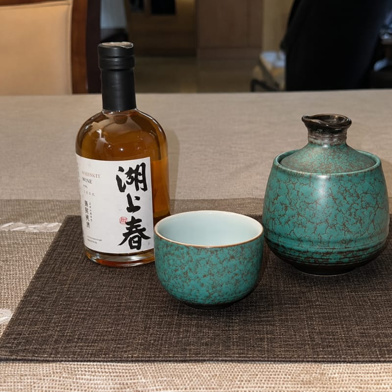 Customer photo review of Takumi Ceramic Sake Set