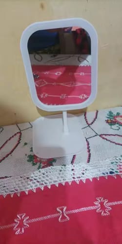 Customer photo review of LED Vanity Mirror – Touch Control Desktop Dressing Mirror