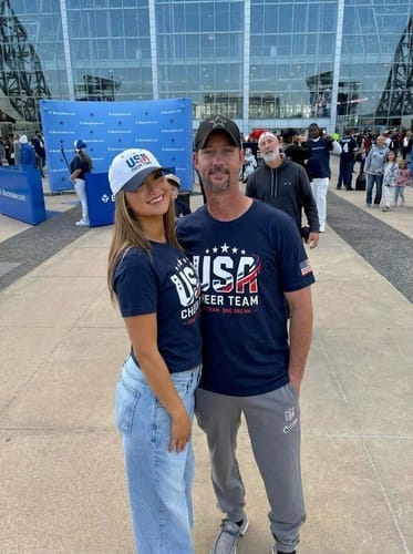 Customer photo review of USA Fan Gear Combo – T-Shirt, Cap & Scarf