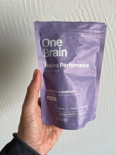 Customer photo review of OneBrain Vitalpilz Gummies
