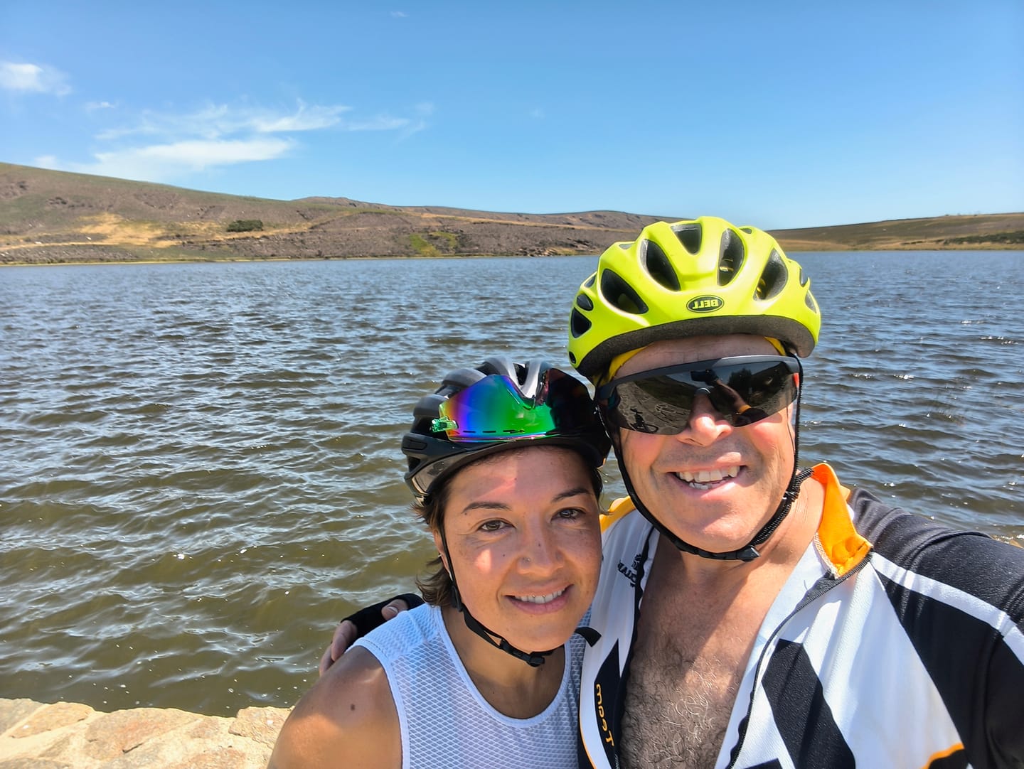 Customer photo review of BIC Orange Retro Cycling Cap