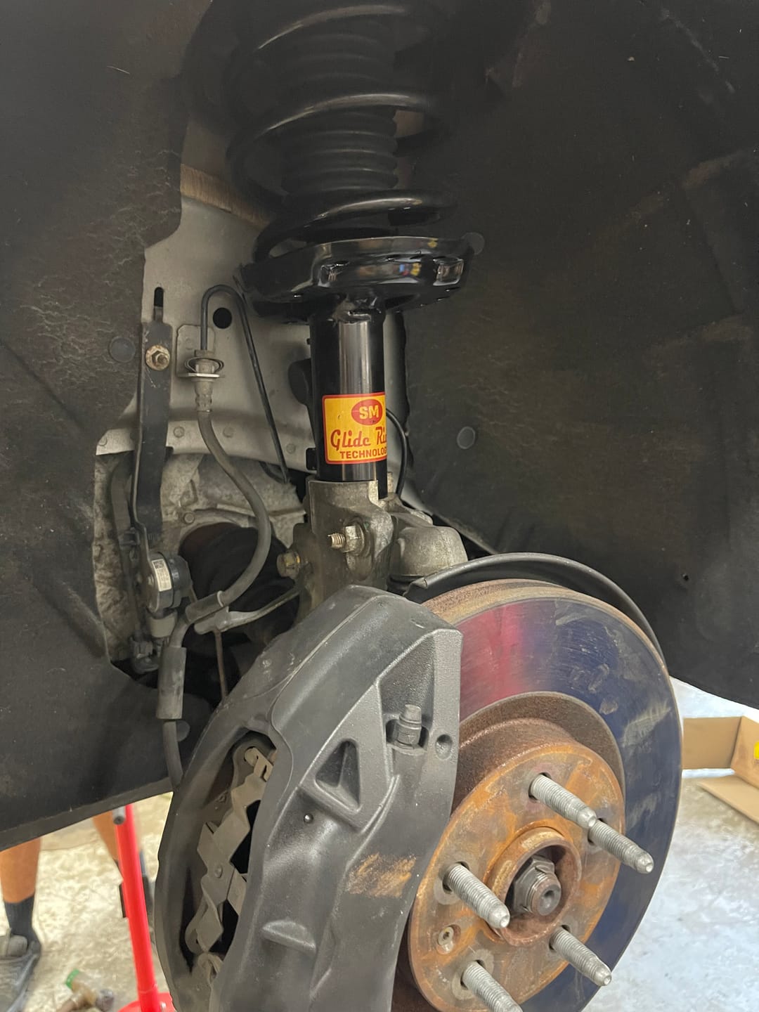 Customer photo review of 2013-2019 Cadillac XTS AWD/FWD 4-Wheel Conversion Kit with Camber Bolt Kits (XTS4CK)