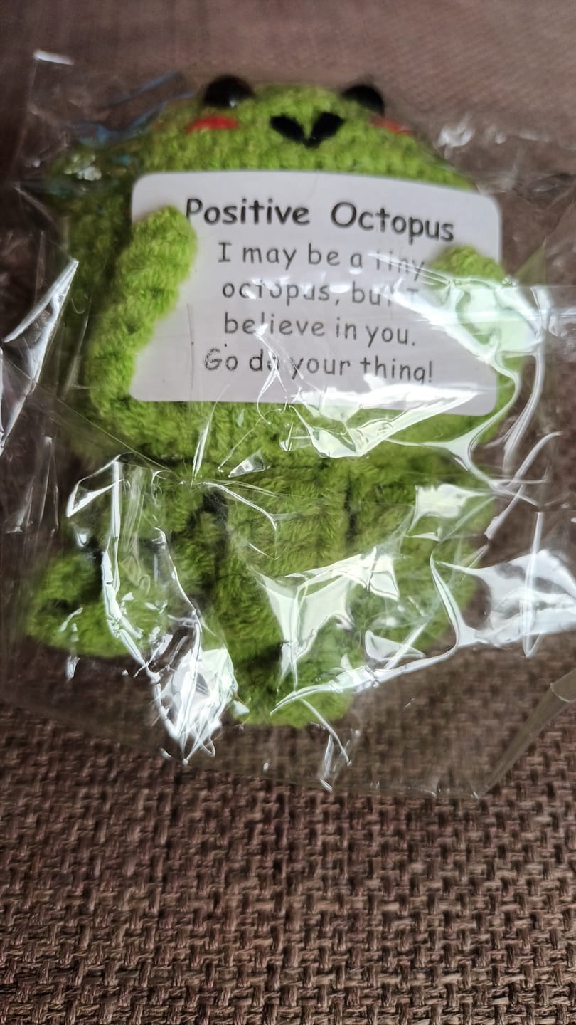 Customer photo review of Positive Crochet Plushies