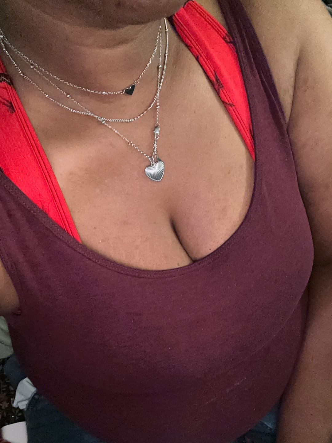 Customer photo review of The Heart Pendant Necklace