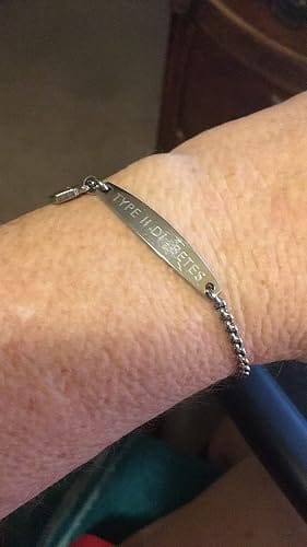 Customer photo review of Diabetes Alarmarmband