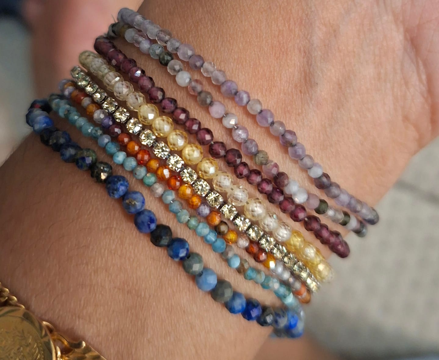 Customer photo review of Hailey Birthstone Bracelet