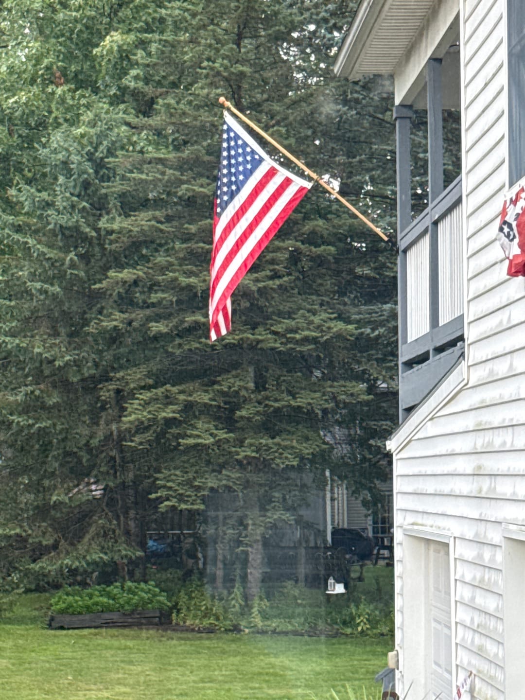 Customer photo review of 3' x 5' American Flag Set