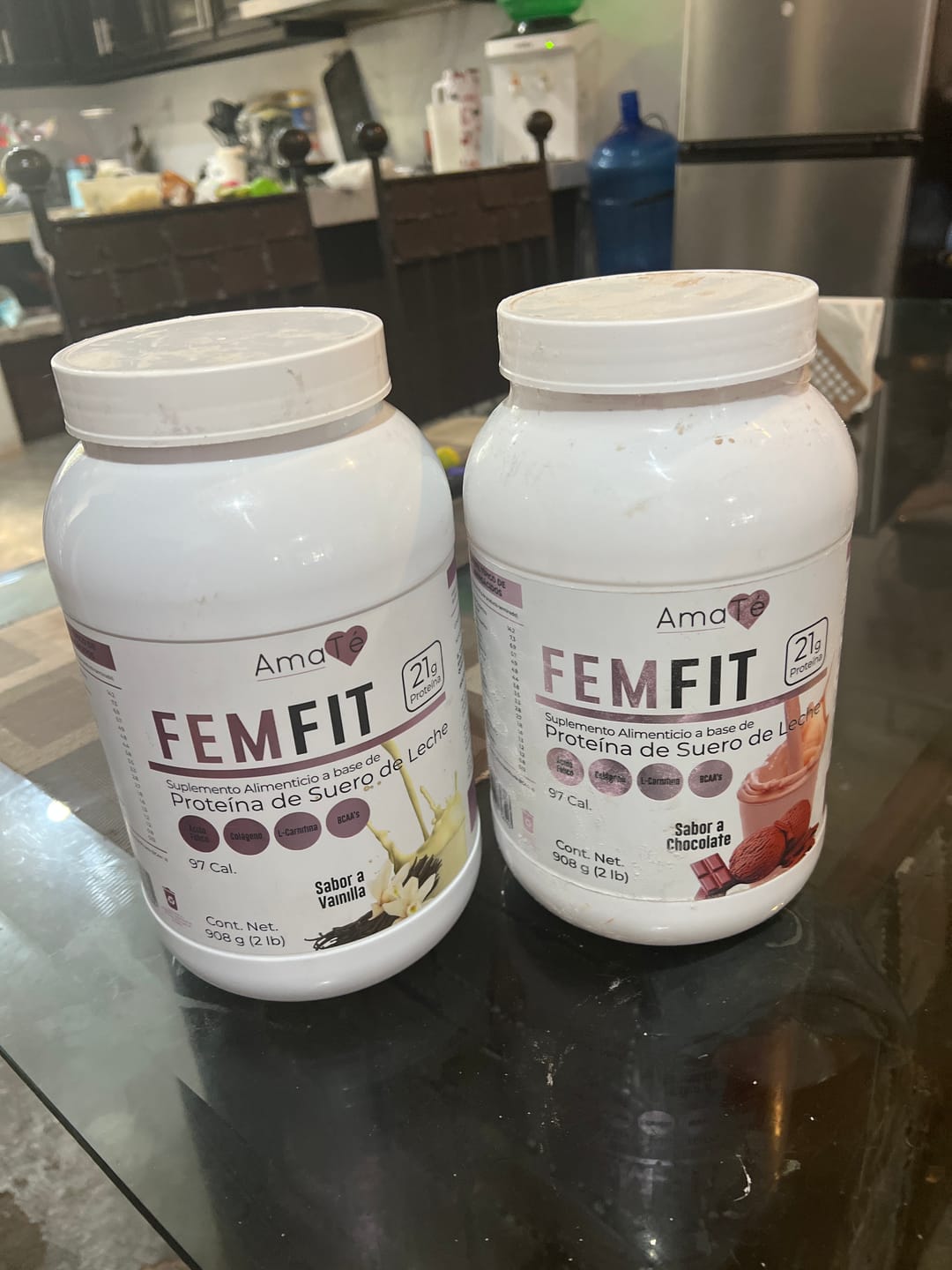 Customer photo review of Proteína FEMFIT