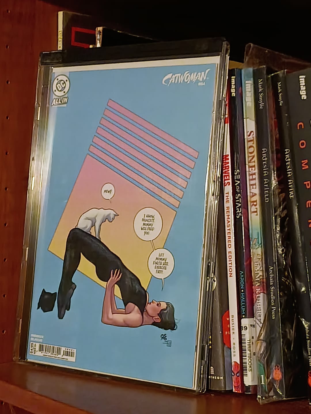 Customer photo review of Catwoman #84 Cover B Frank Cho Card Stock Variant