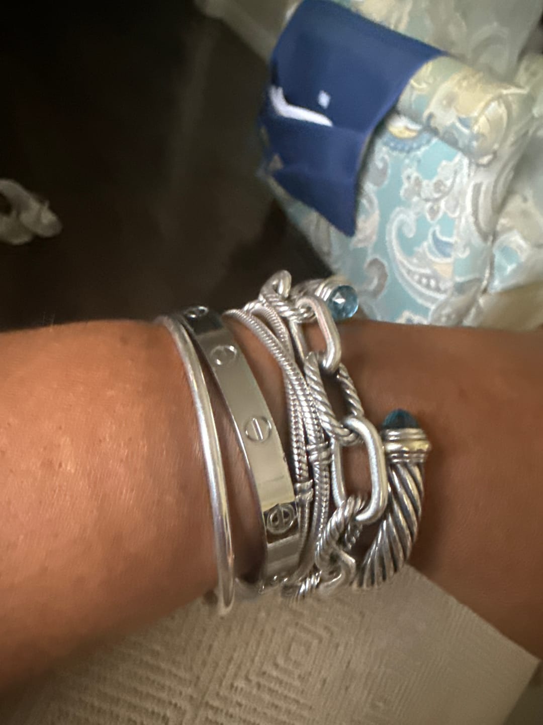 Customer photo review of Love Cuff Bracelet