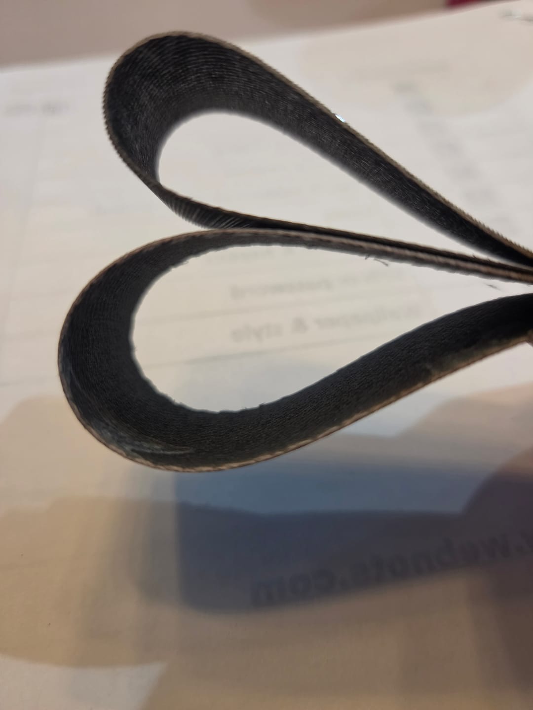 Customer photo review of 3M Trizact™ 237AA Belts