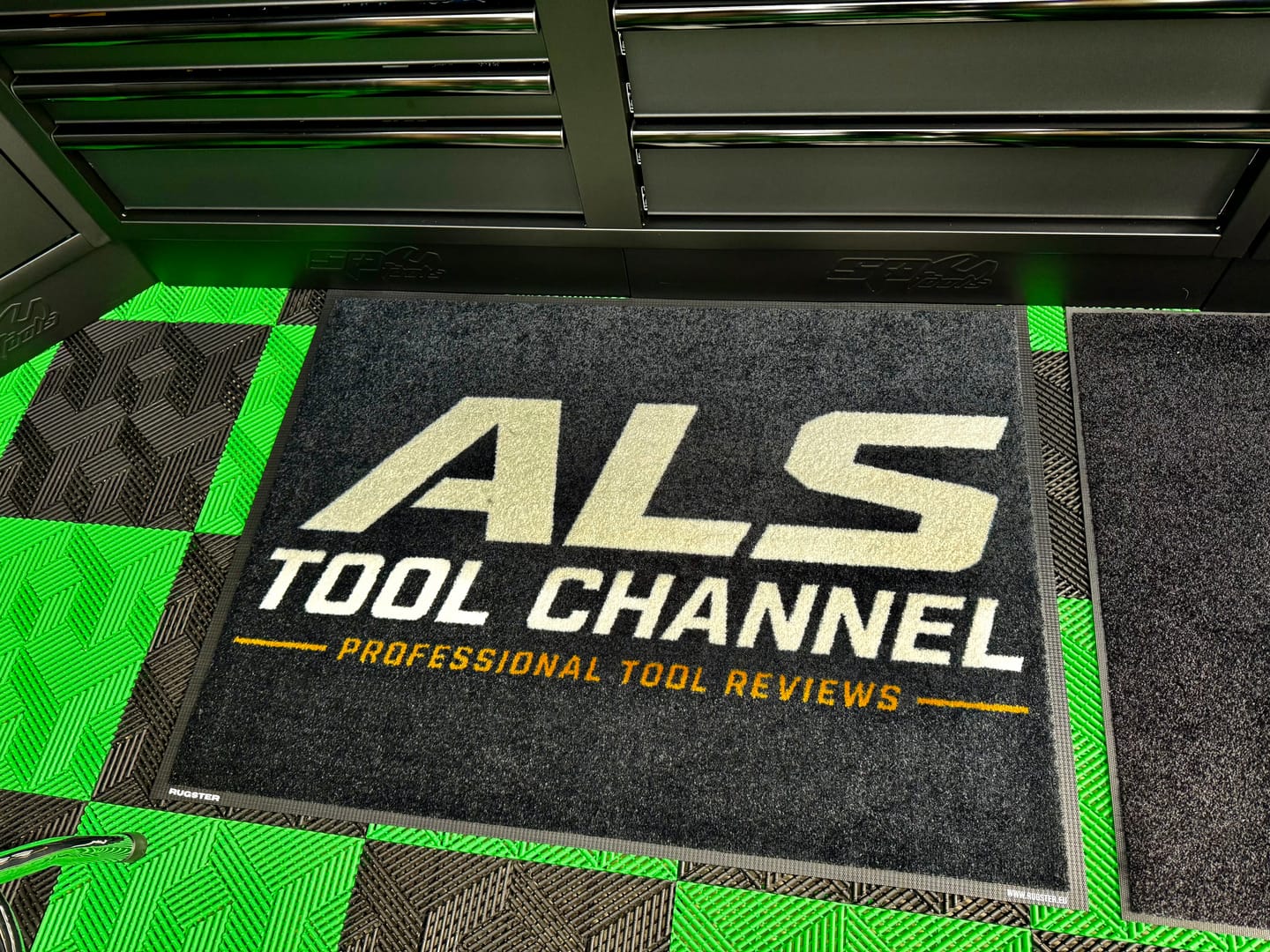 Customer photo review of Custom Indoor Logo Mat