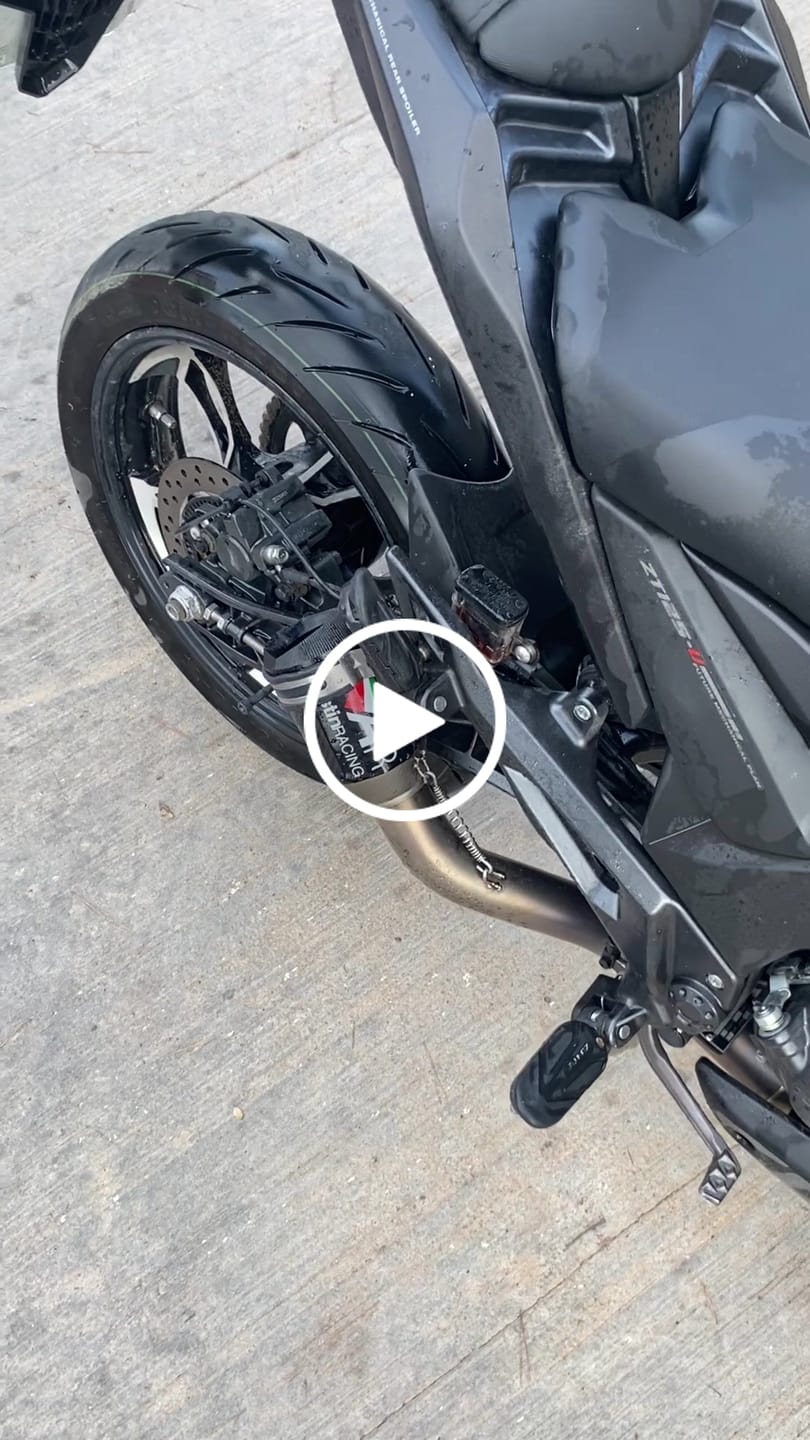 Customer video review of Silenciador Universal Moto 51mm