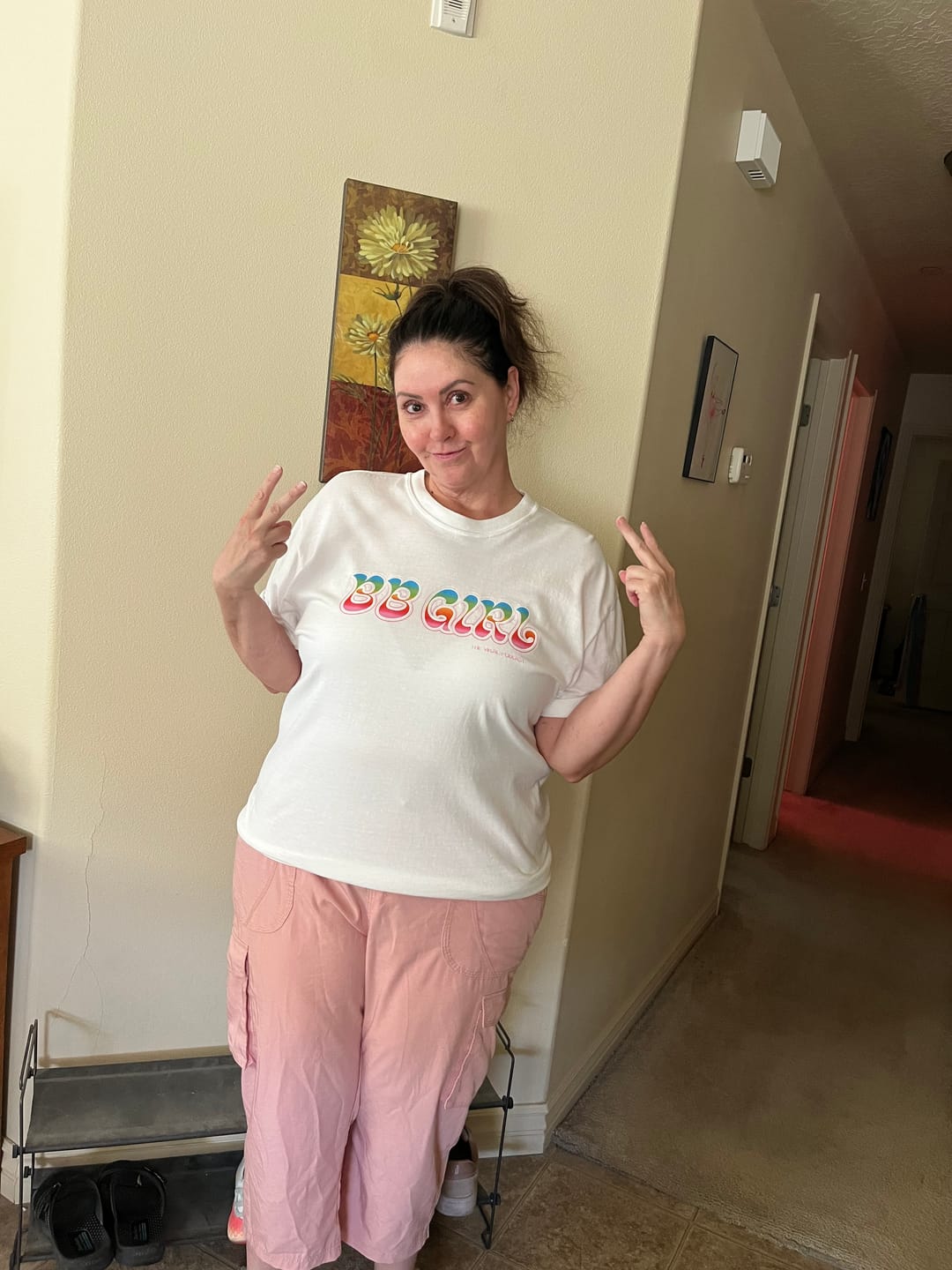 Customer photo review of BB GIRL Rainbow T-Shirt