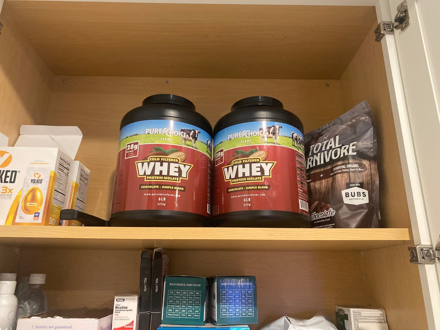 Customer photo review of Whey Protein Isolate Chocolate