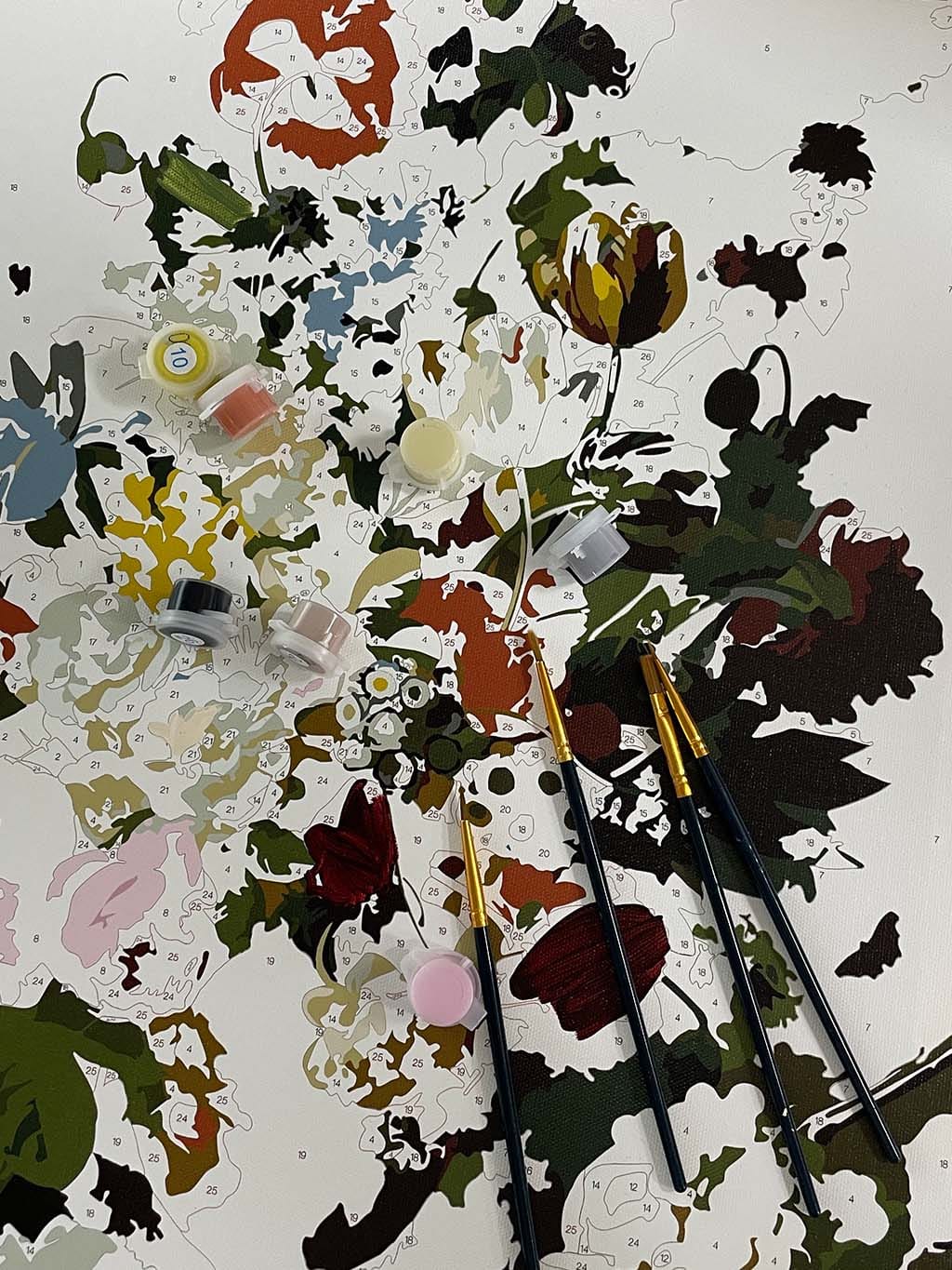 Customer photo review of Jan Frans van Dael - Vase de Fleurs Raisins et Pêches