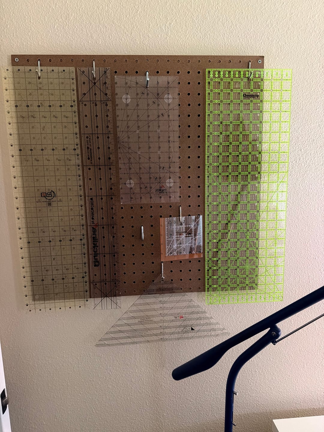 Customer photo review of Quilters Select Crystal Clear Non-Slip Ruler