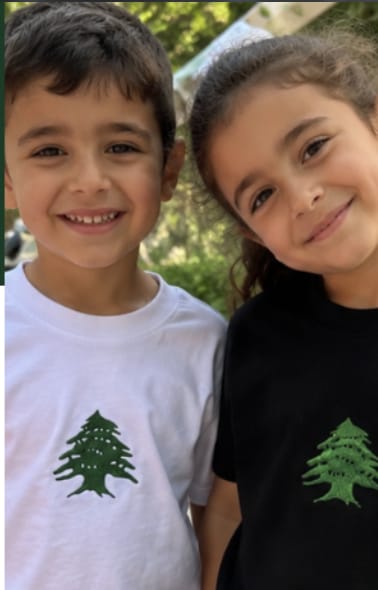 Customer photo review of Kids Embroidered Cedar Oversized Tee