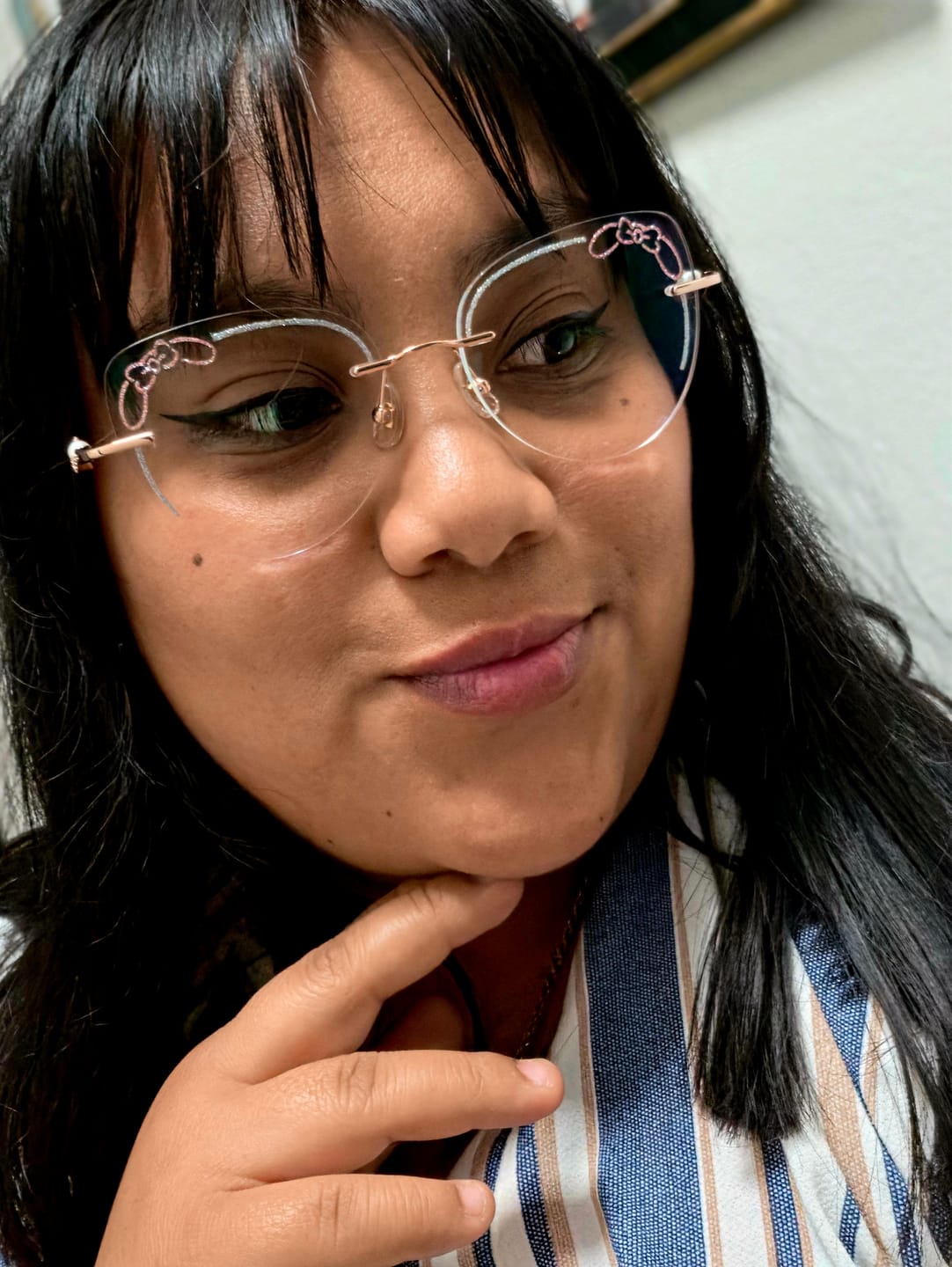 Customer photo review of Melo Eyeglasses