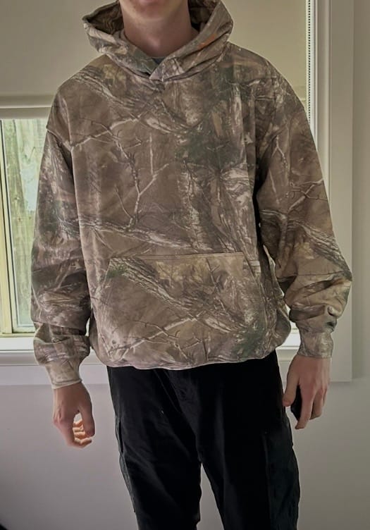 Customer photo review of Bush Camo Hoodie