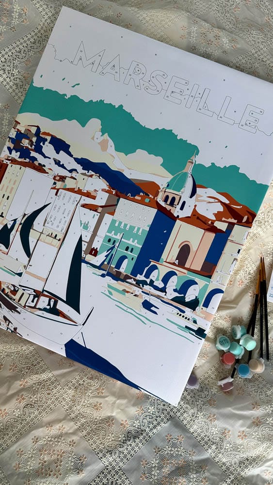 Customer photo review of Affiche Vintage Marseille
