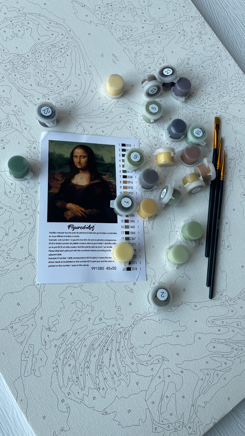 Customer photo review of Da Vinci Mona Lisa La Joconde