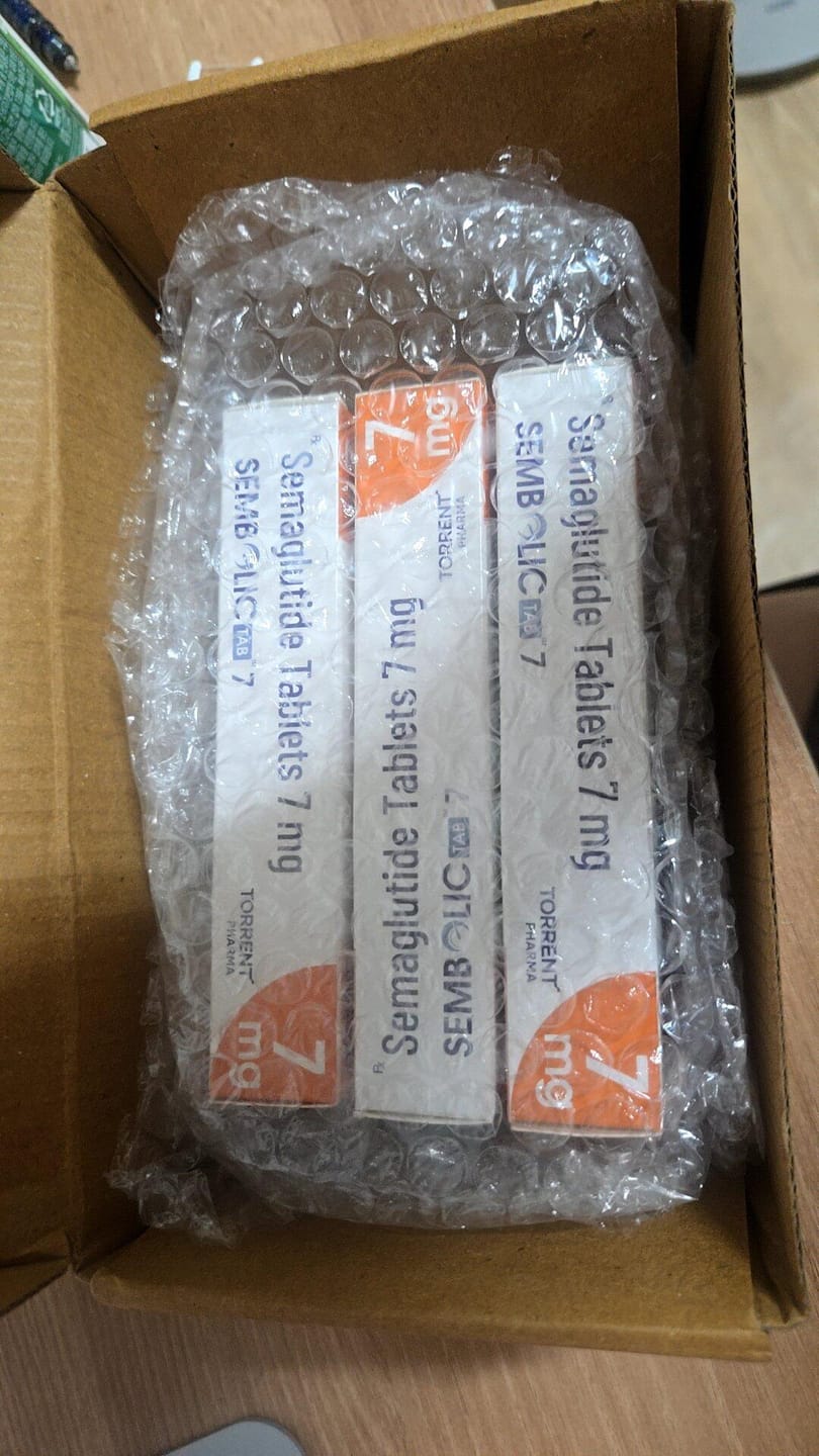 Customer photo review of "NEW"[SEMABOLIC] 세마볼릭 세마글루타이드 7mg [10정, 30정, 60정] / 위고비, 오젬픽 동일 성분 복제