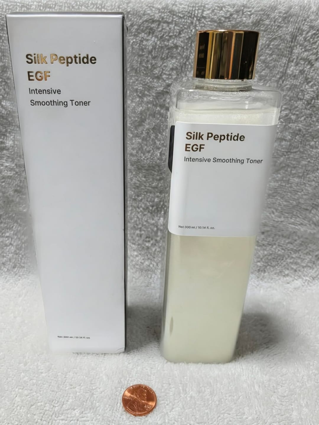 Customer photo review of Peptide Firming Toner