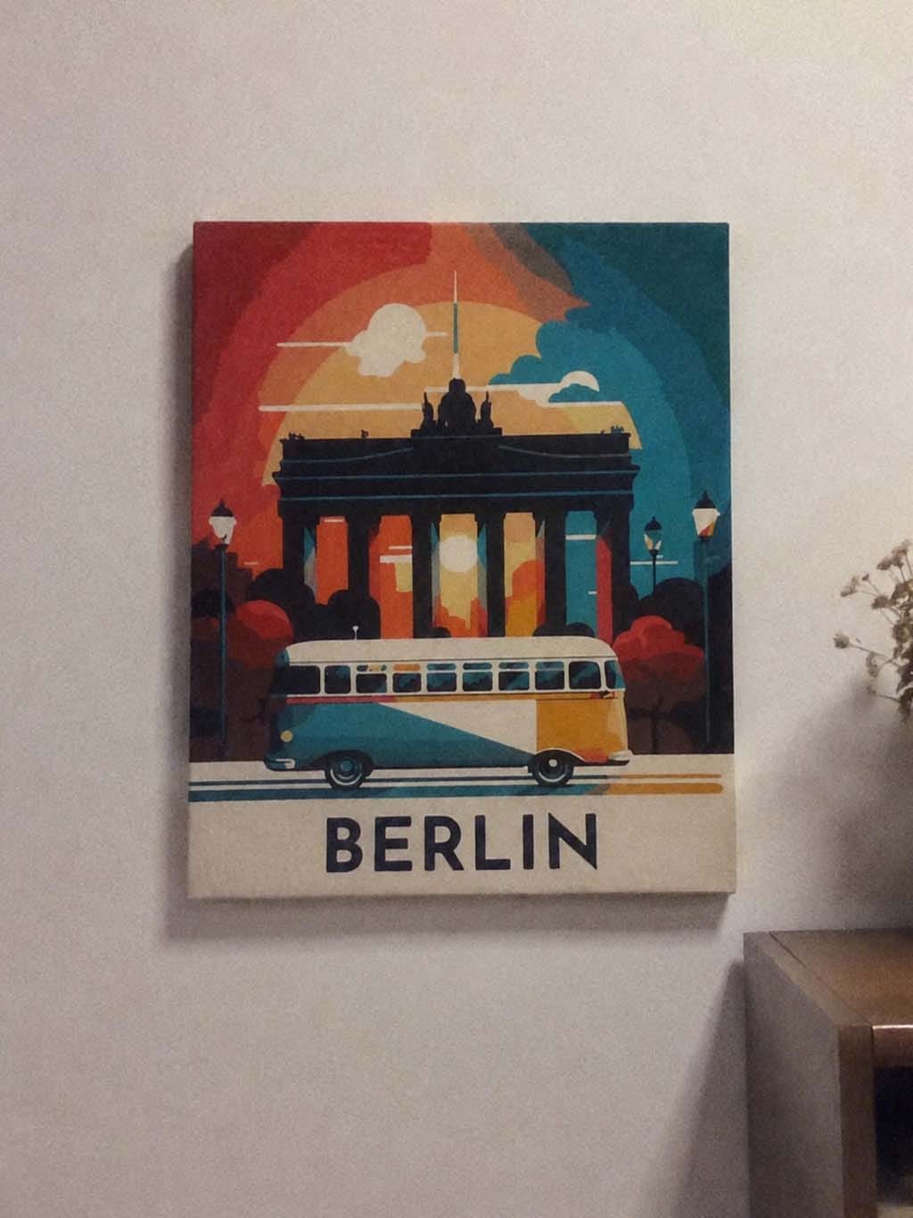 Customer photo review of Affiche Vintage Berlin