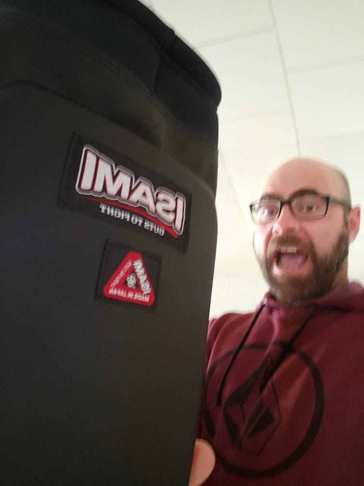 Customer photo review of Isami Wrestling Kick Pads