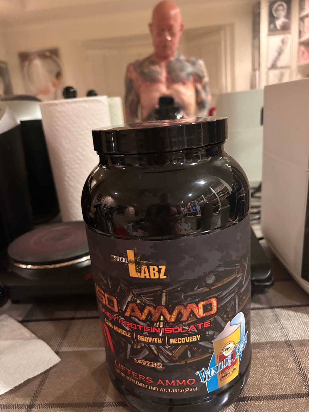 Customer photo review of Iso Ammo - Whey Protein Isolate