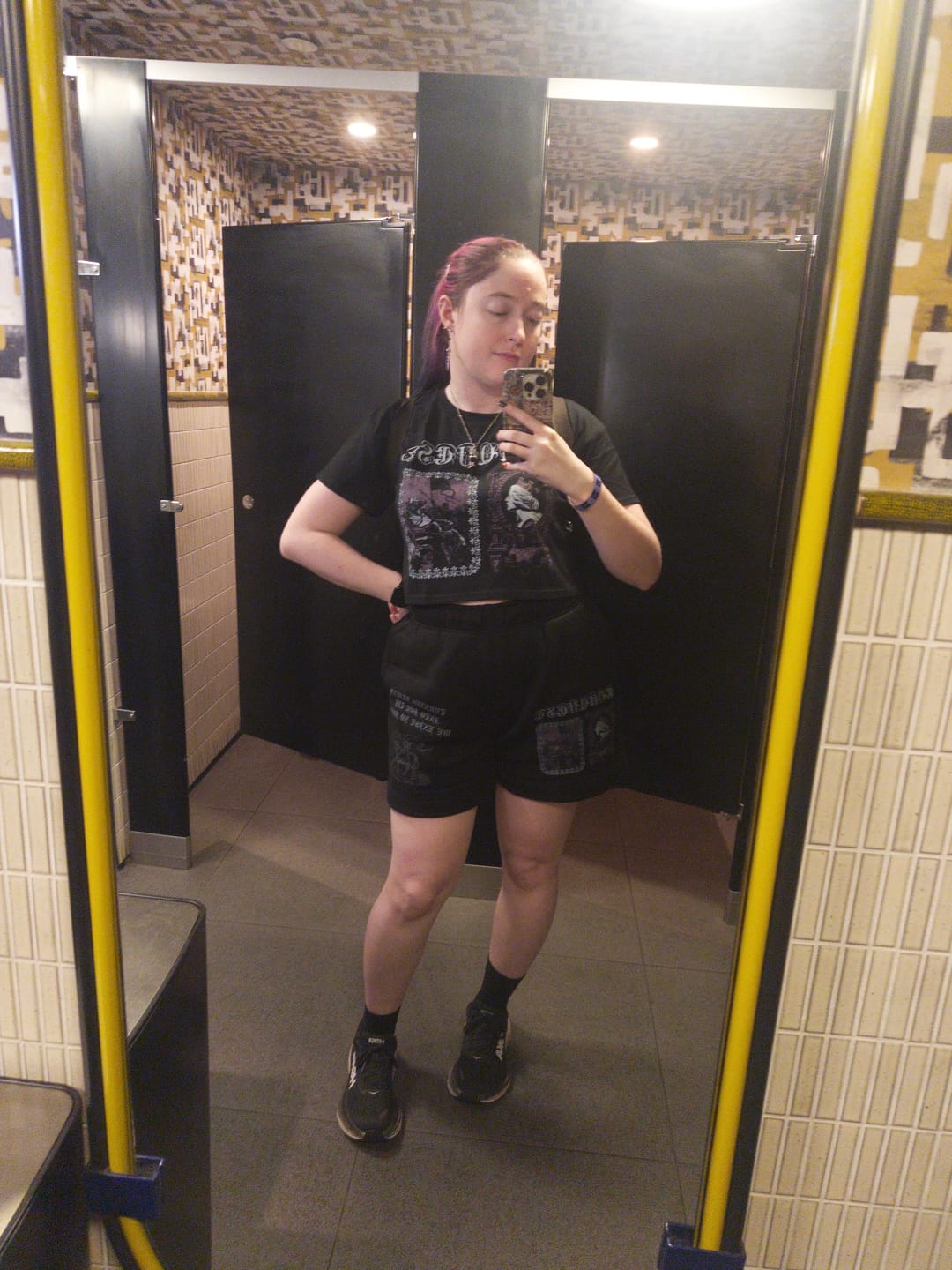Customer photo review of Conquest Relaxed Track Shorts - The Four Horsemen