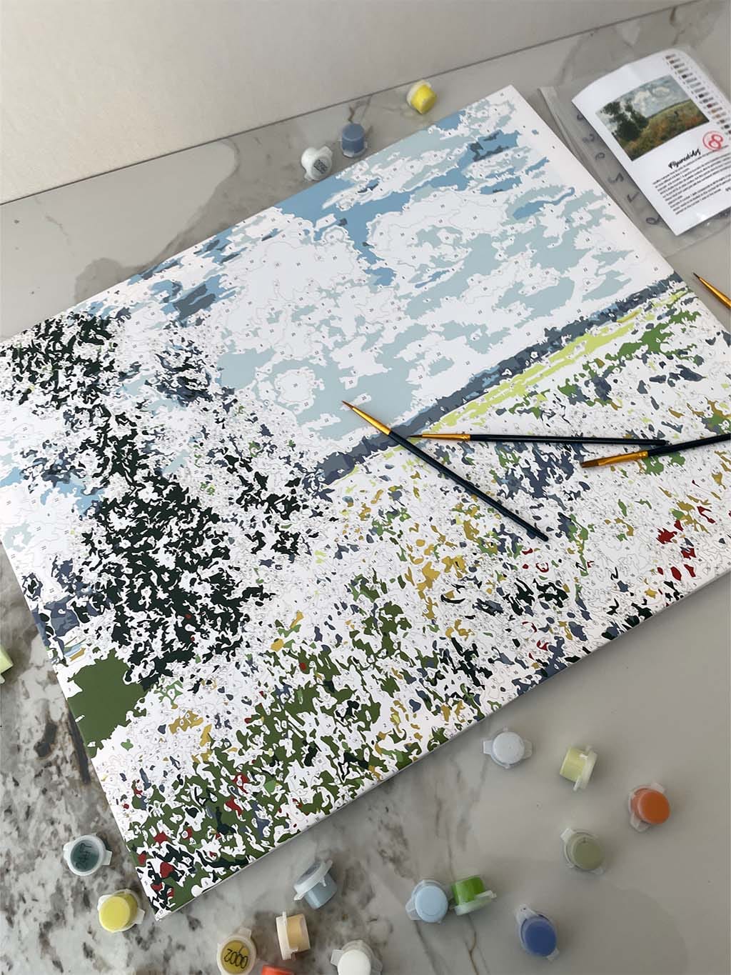 Customer photo review of Monet Champ de coquelicots