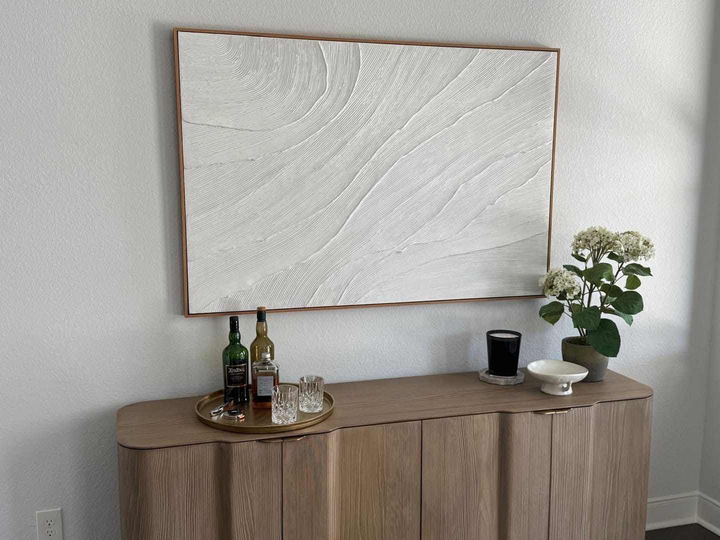 Customer photo review of Plaster Art Texture Painting #SG100