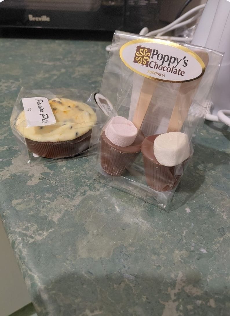 Customer photo review of Hot chocolate stick Milk Chocolate Twin Pack